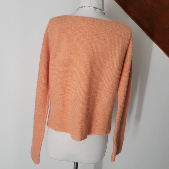 Peruvian Collection knit sweater peach Size XS Oversized - Picture 6 of 6